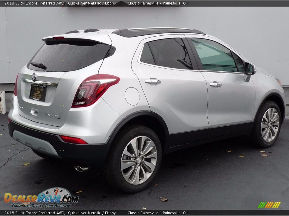 2018 Buick Encore Preferred AWD Quicksilver Metallic / Ebony Photo #2