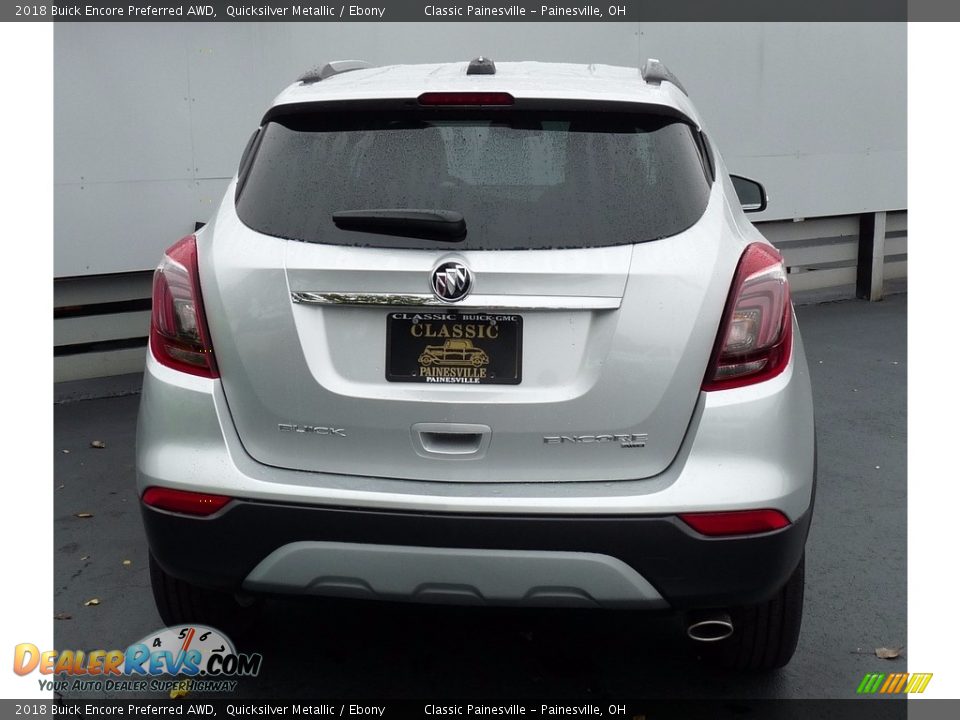2018 Buick Encore Preferred AWD Quicksilver Metallic / Ebony Photo #3