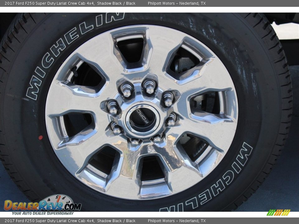 2017 Ford F250 Super Duty Lariat Crew Cab 4x4 Shadow Black / Black Photo #4