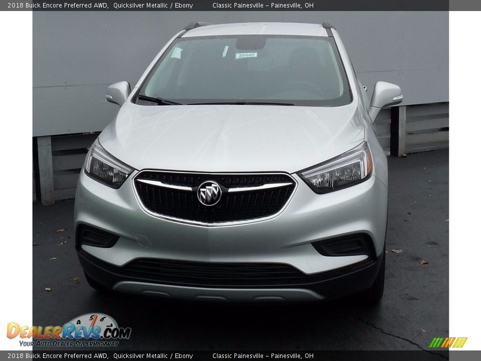 2018 Buick Encore Preferred AWD Quicksilver Metallic / Ebony Photo #4