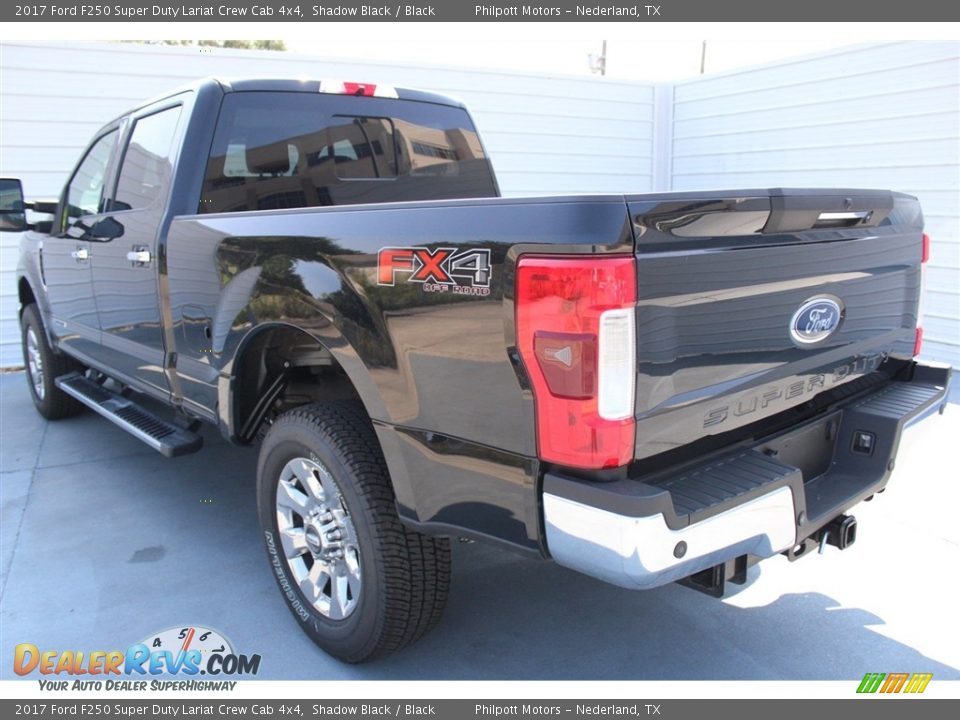2017 Ford F250 Super Duty Lariat Crew Cab 4x4 Shadow Black / Black Photo #6