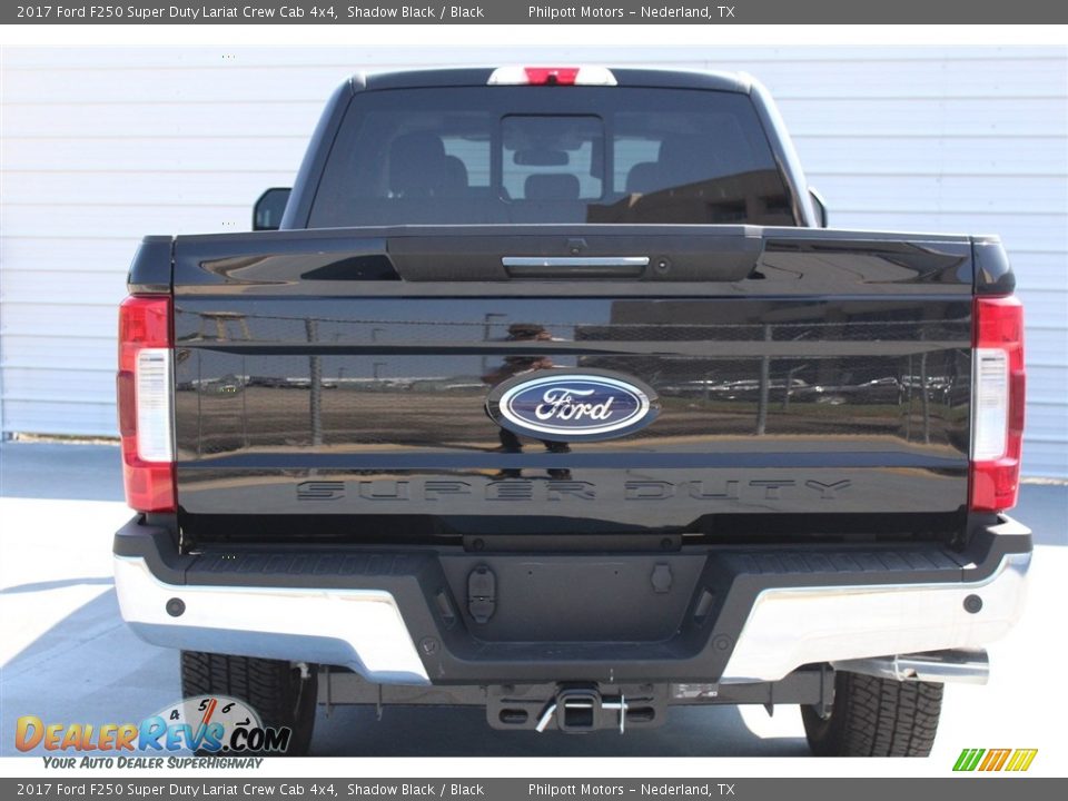 2017 Ford F250 Super Duty Lariat Crew Cab 4x4 Shadow Black / Black Photo #7