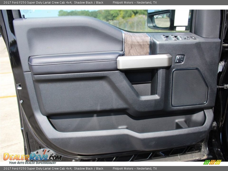 2017 Ford F250 Super Duty Lariat Crew Cab 4x4 Shadow Black / Black Photo #8