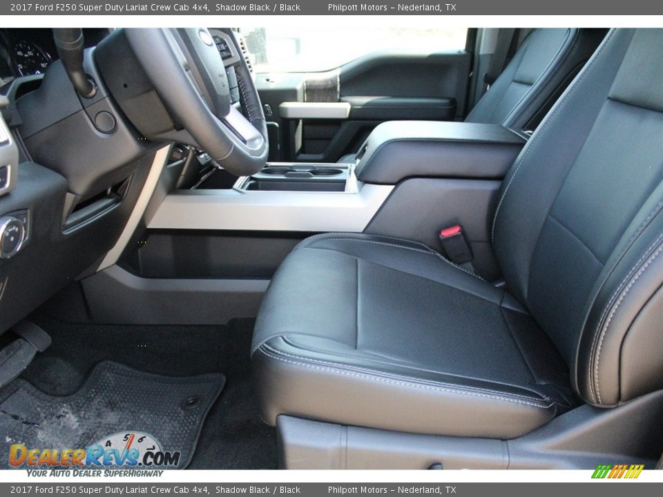 2017 Ford F250 Super Duty Lariat Crew Cab 4x4 Shadow Black / Black Photo #11