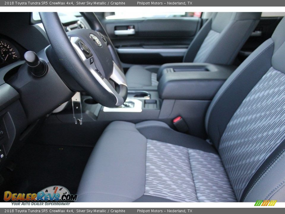 2018 Toyota Tundra SR5 CrewMax 4x4 Silver Sky Metallic / Graphite Photo #10