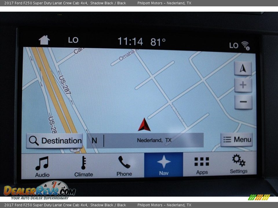 2017 Ford F250 Super Duty Lariat Crew Cab 4x4 Shadow Black / Black Photo #14