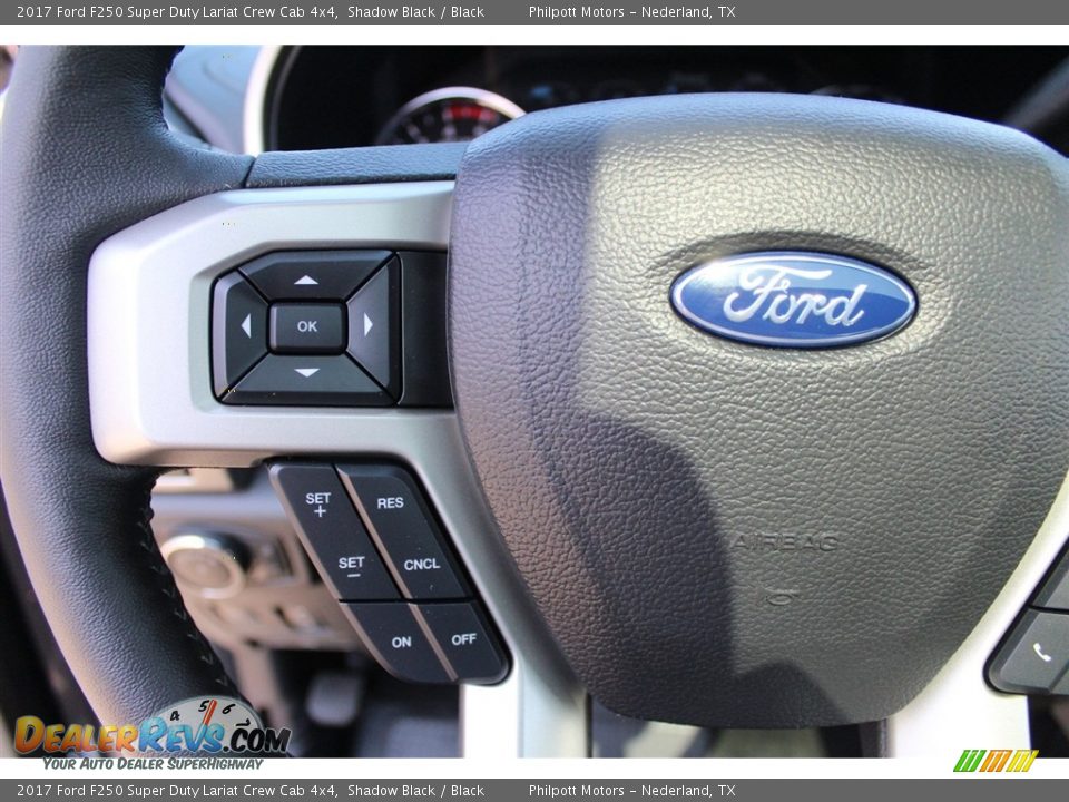 2017 Ford F250 Super Duty Lariat Crew Cab 4x4 Shadow Black / Black Photo #18
