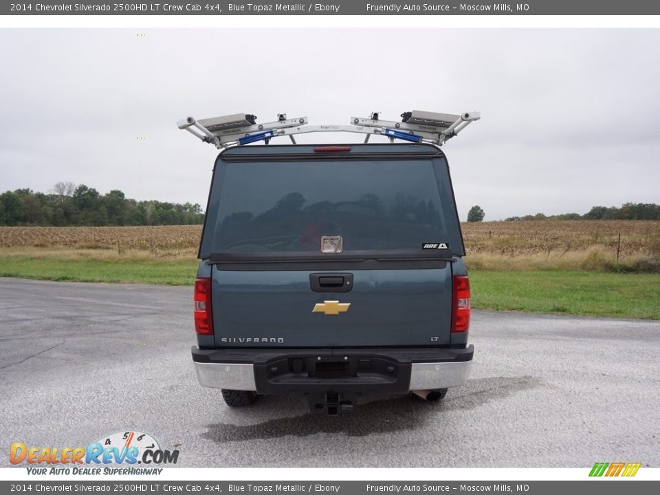 2014 Chevrolet Silverado 2500HD LT Crew Cab 4x4 Blue Topaz Metallic / Ebony Photo #12