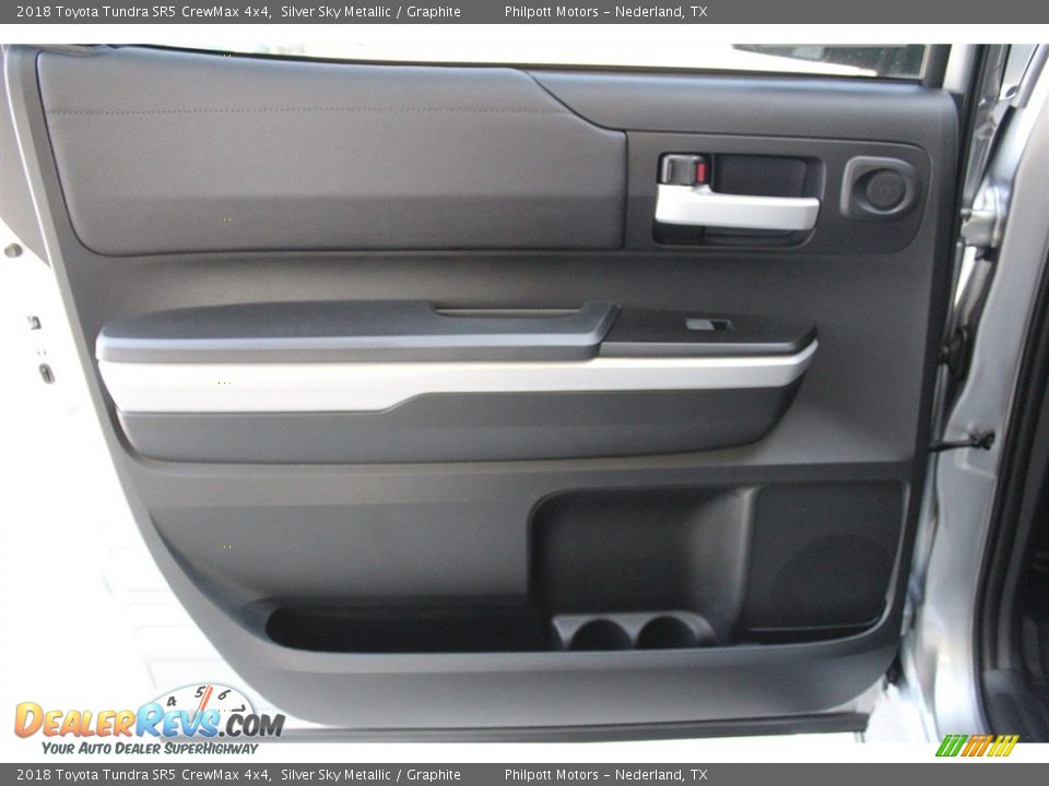 2018 Toyota Tundra SR5 CrewMax 4x4 Silver Sky Metallic / Graphite Photo #18