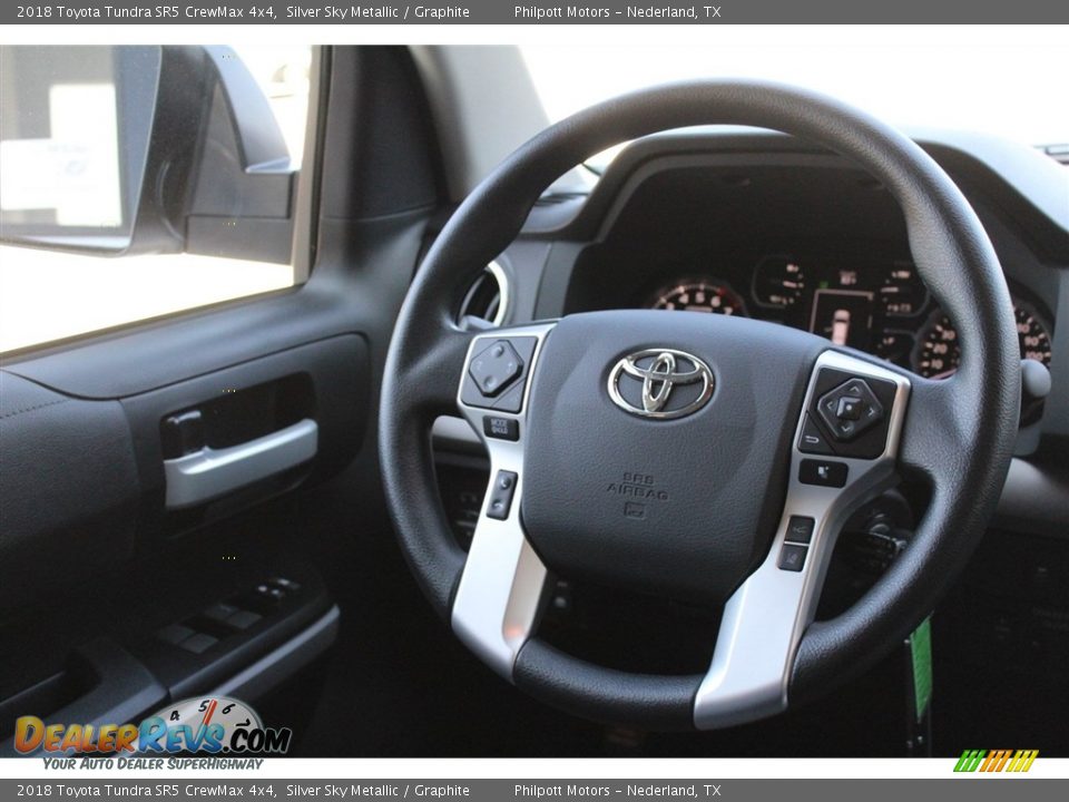 2018 Toyota Tundra SR5 CrewMax 4x4 Silver Sky Metallic / Graphite Photo #21