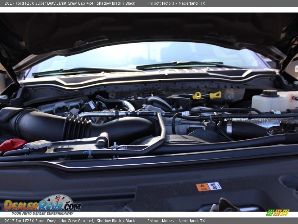 2017 Ford F250 Super Duty Lariat Crew Cab 4x4 Shadow Black / Black Photo #25