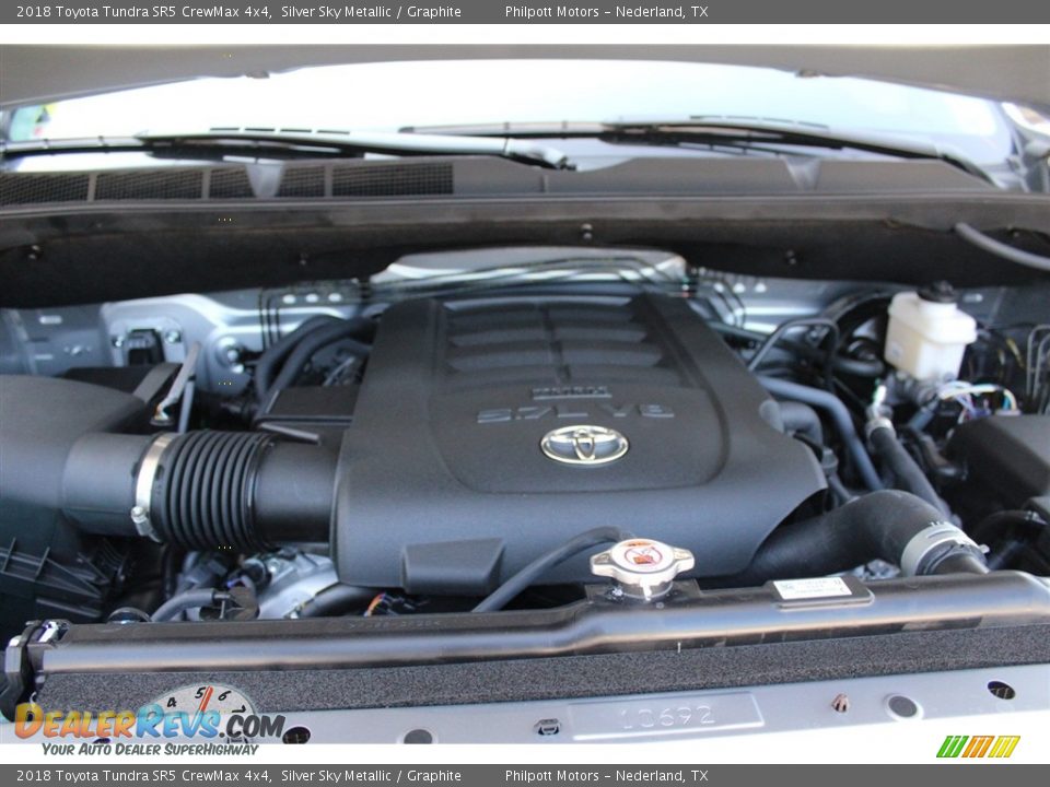 2018 Toyota Tundra SR5 CrewMax 4x4 Silver Sky Metallic / Graphite Photo #23