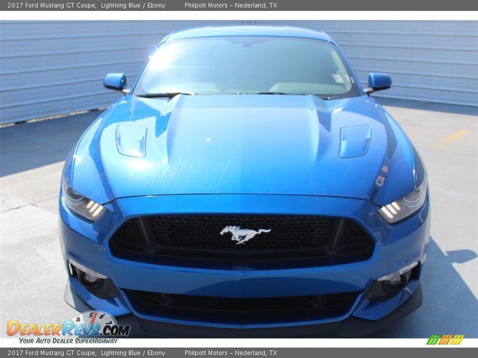 2017 Ford Mustang GT Coupe Lightning Blue / Ebony Photo #2