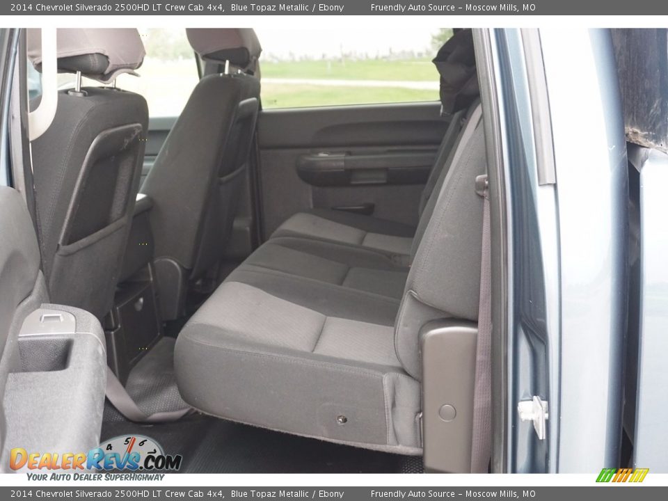 2014 Chevrolet Silverado 2500HD LT Crew Cab 4x4 Blue Topaz Metallic / Ebony Photo #29