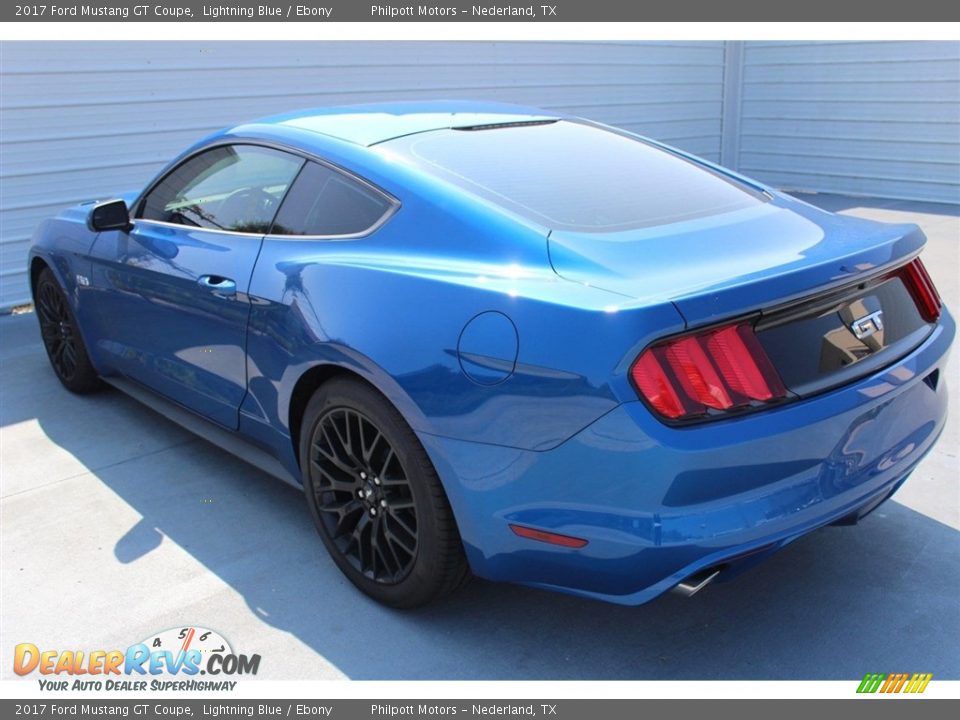 2017 Ford Mustang GT Coupe Lightning Blue / Ebony Photo #6