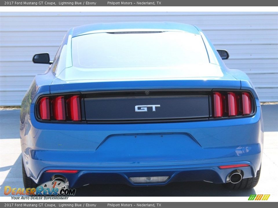 2017 Ford Mustang GT Coupe Lightning Blue / Ebony Photo #7