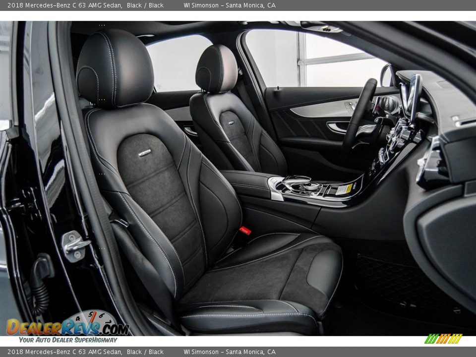 Black Interior - 2018 Mercedes-Benz C 63 AMG Sedan Photo #2