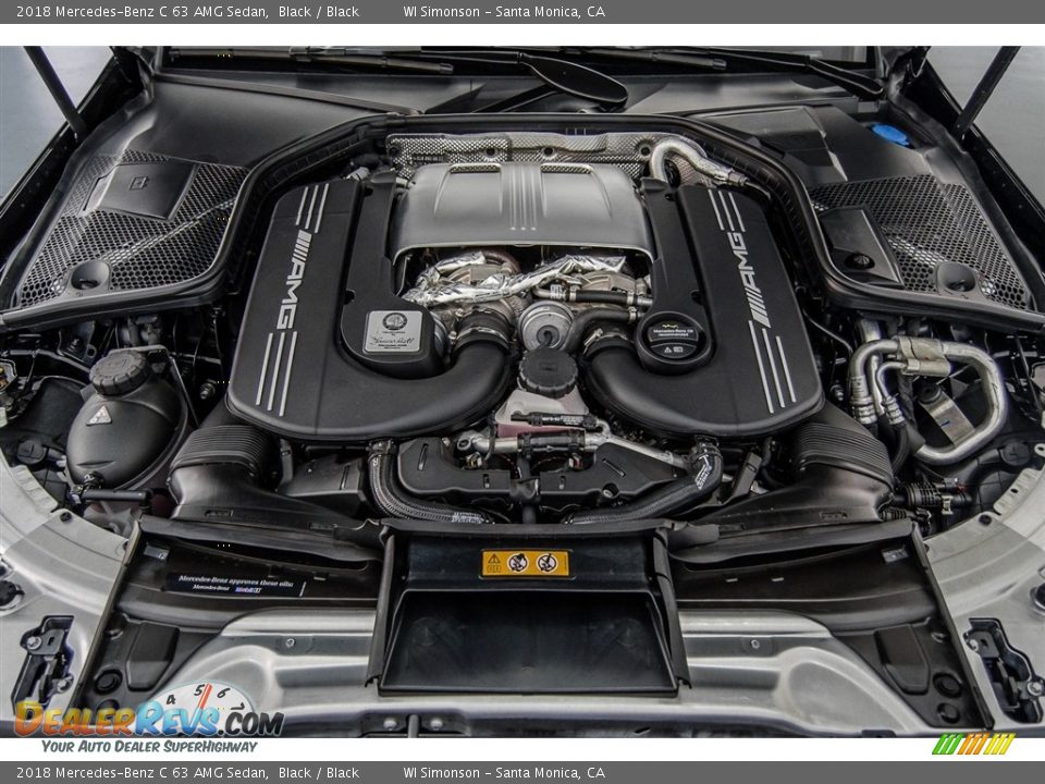 2018 Mercedes-Benz C 63 AMG Sedan 4.0 Liter AMG biturbo DOHC 32-Valve VVT V8 Engine Photo #8