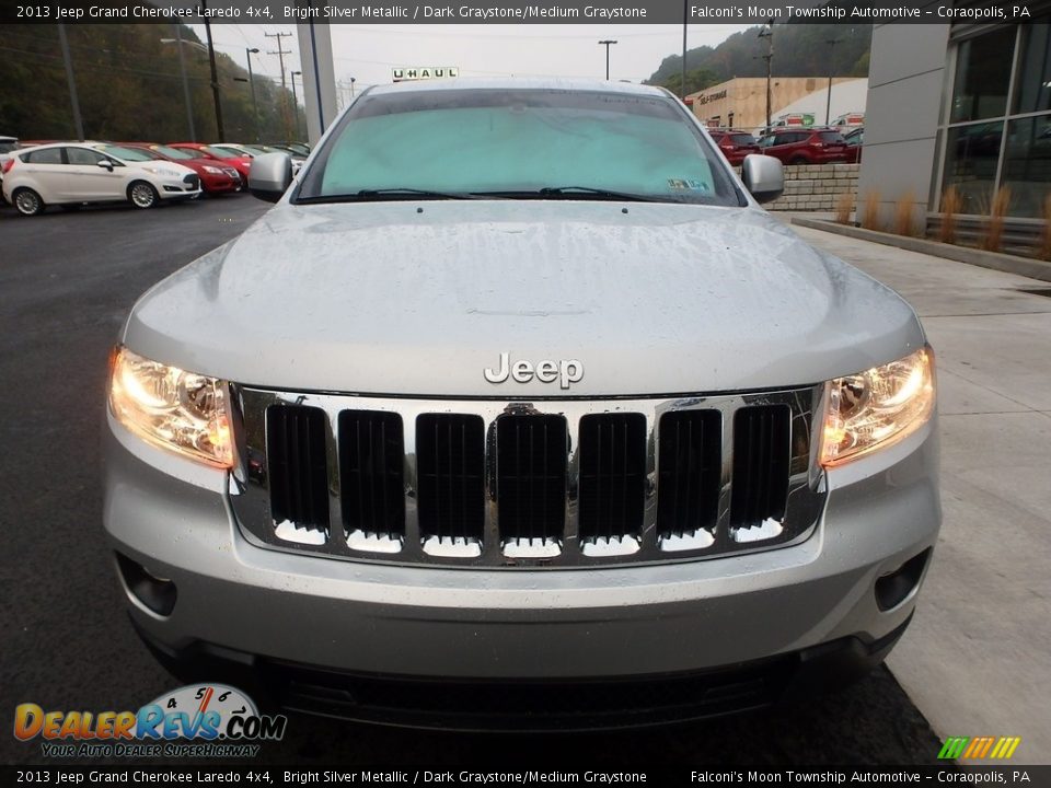 2013 Jeep Grand Cherokee Laredo 4x4 Bright Silver Metallic / Dark Graystone/Medium Graystone Photo #8