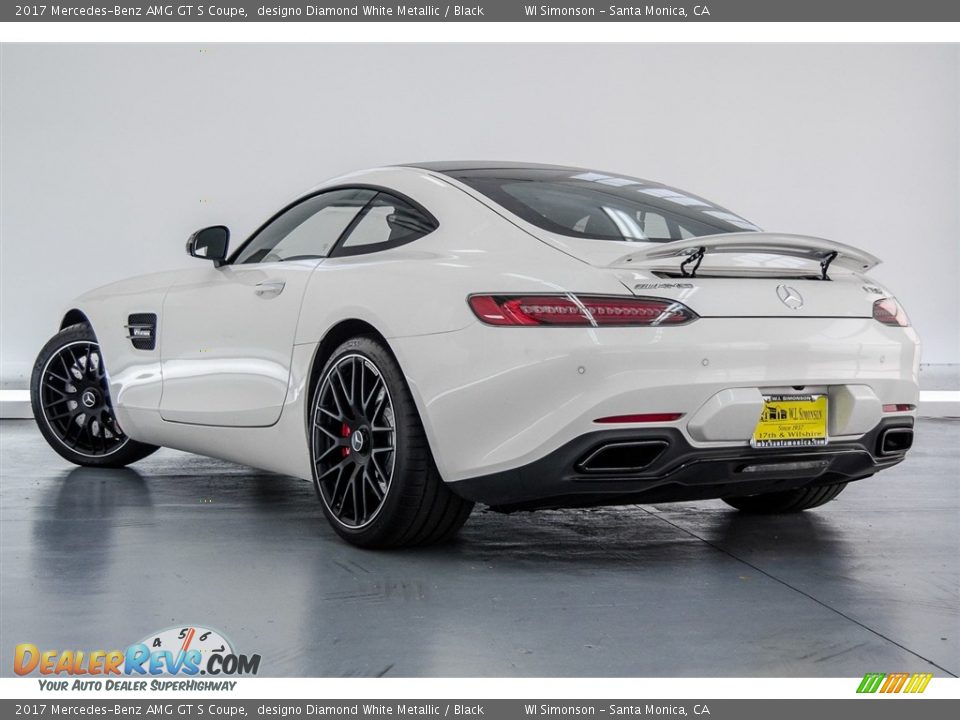 2017 Mercedes-Benz AMG GT S Coupe designo Diamond White Metallic / Black Photo #10