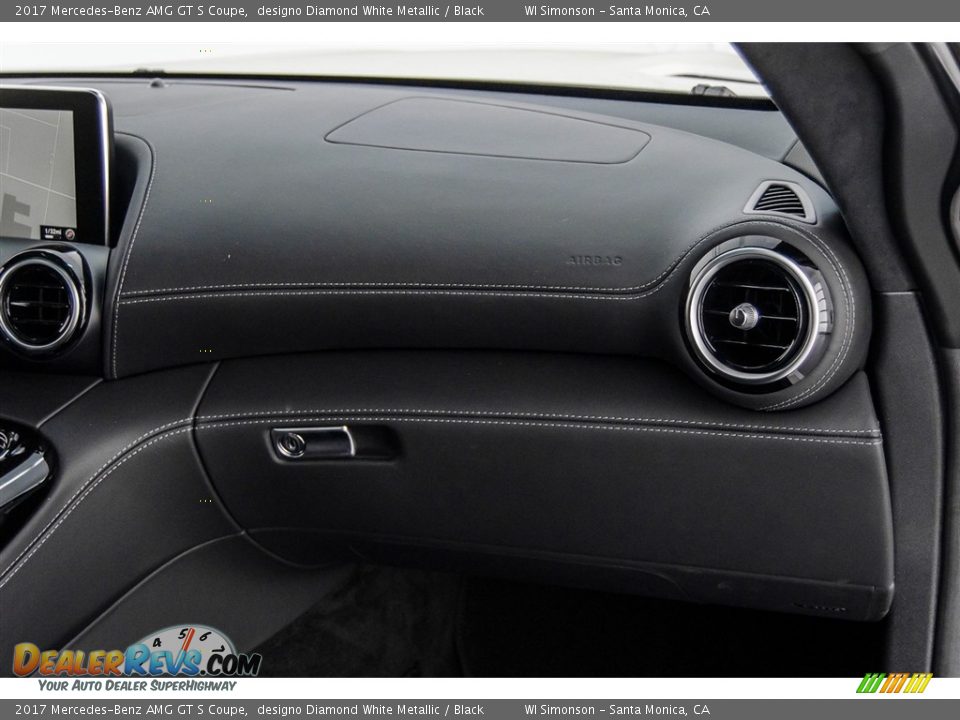 2017 Mercedes-Benz AMG GT S Coupe designo Diamond White Metallic / Black Photo #22