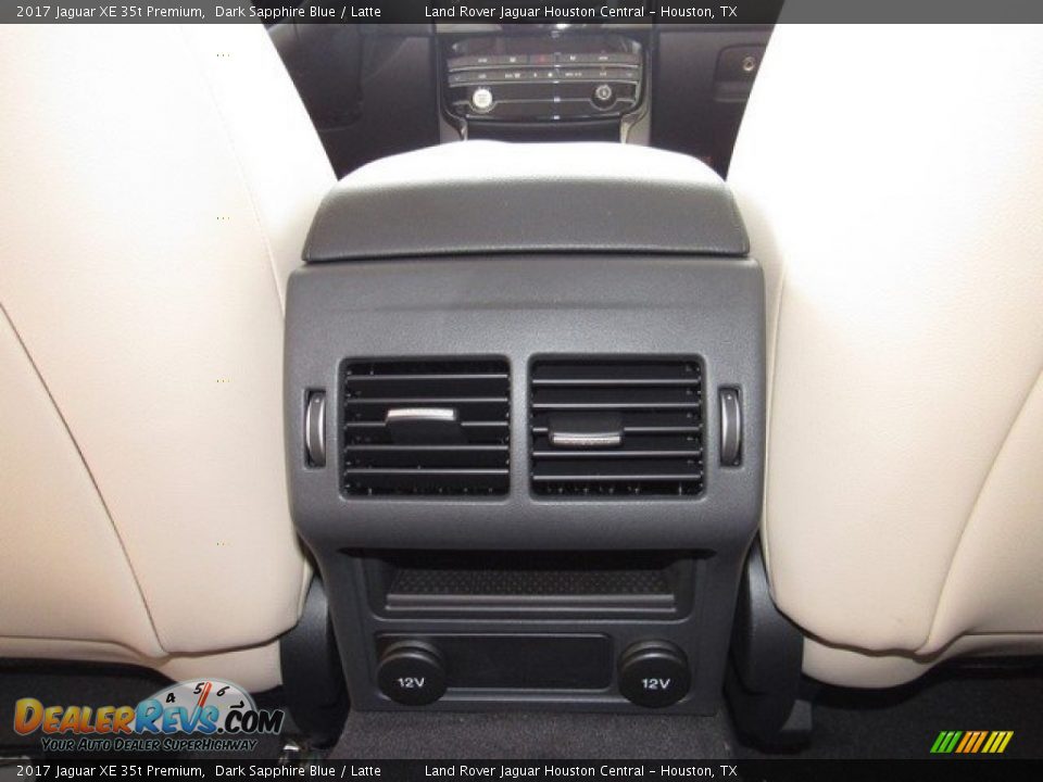2017 Jaguar XE 35t Premium Dark Sapphire Blue / Latte Photo #15