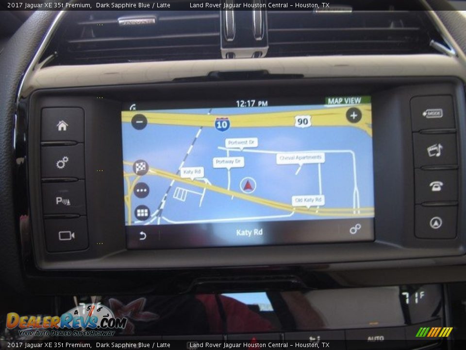 2017 Jaguar XE 35t Premium Dark Sapphire Blue / Latte Photo #20