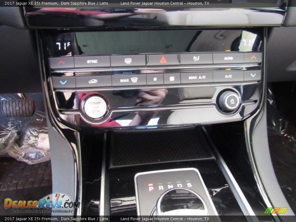 2017 Jaguar XE 35t Premium Dark Sapphire Blue / Latte Photo #22