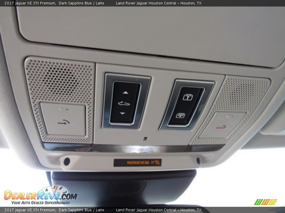 2017 Jaguar XE 35t Premium Dark Sapphire Blue / Latte Photo #23