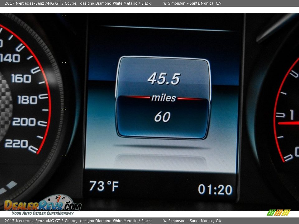 2017 Mercedes-Benz AMG GT S Coupe designo Diamond White Metallic / Black Photo #29