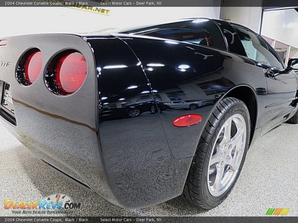 2004 Chevrolet Corvette Coupe Black / Black Photo #9