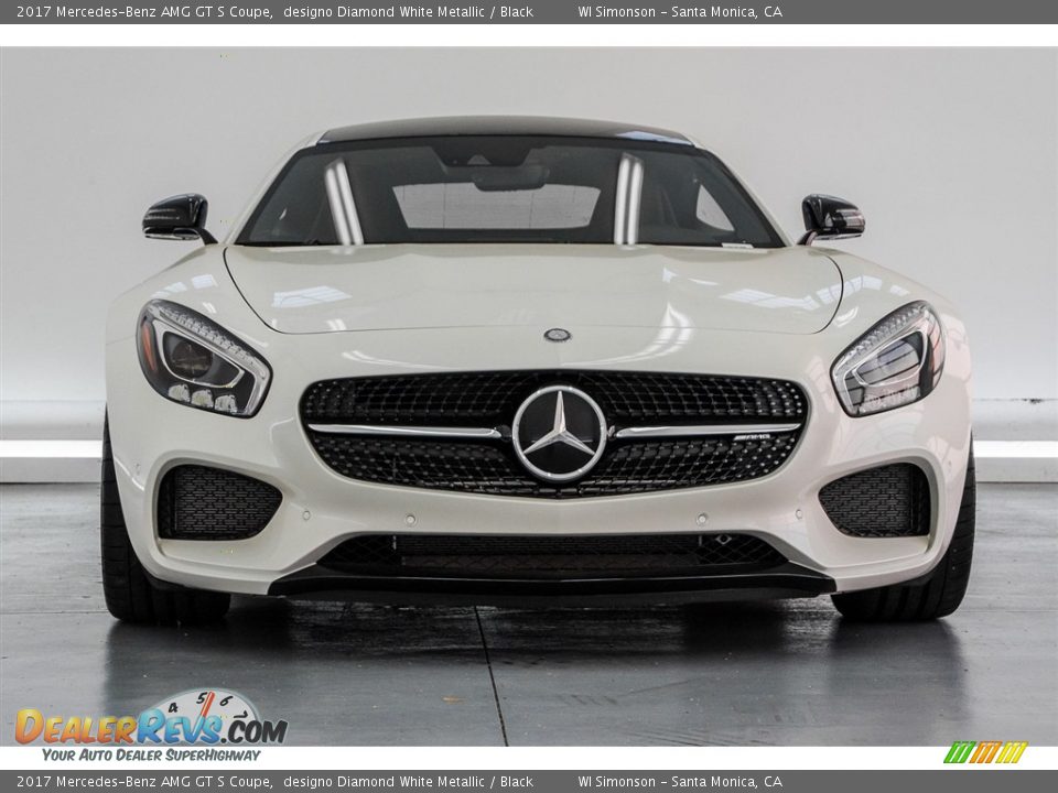 2017 Mercedes-Benz AMG GT S Coupe designo Diamond White Metallic / Black Photo #31