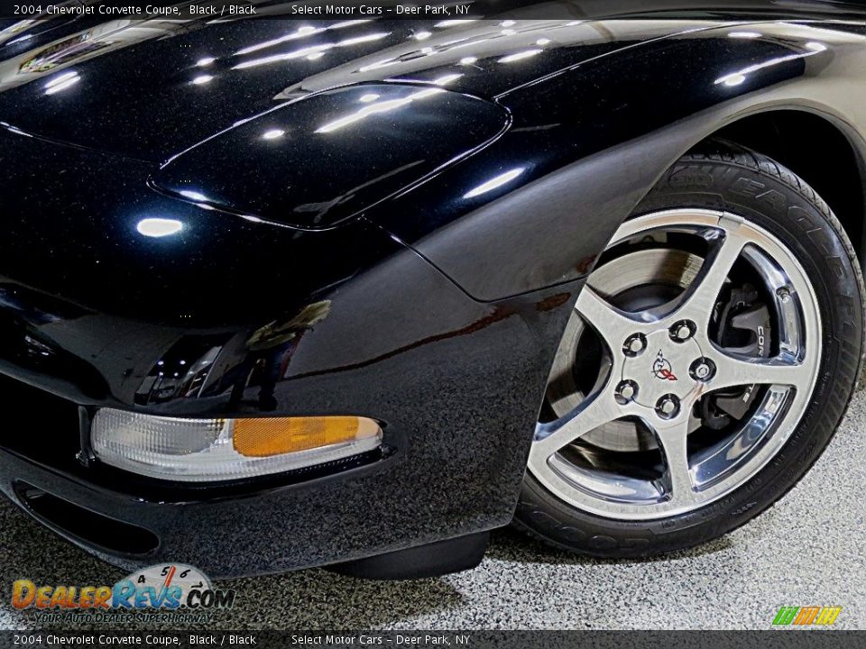 2004 Chevrolet Corvette Coupe Black / Black Photo #11