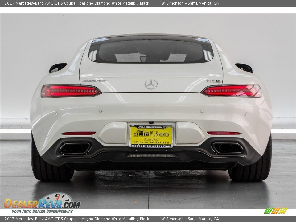 2017 Mercedes-Benz AMG GT S Coupe designo Diamond White Metallic / Black Photo #32
