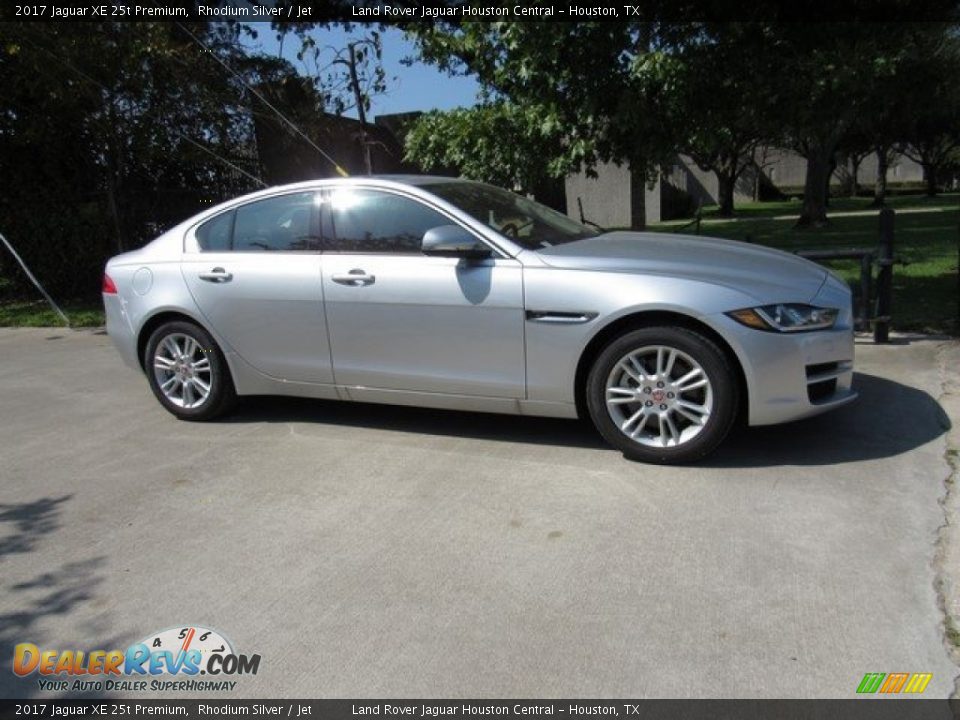 2017 Jaguar XE 25t Premium Rhodium Silver / Jet Photo #1