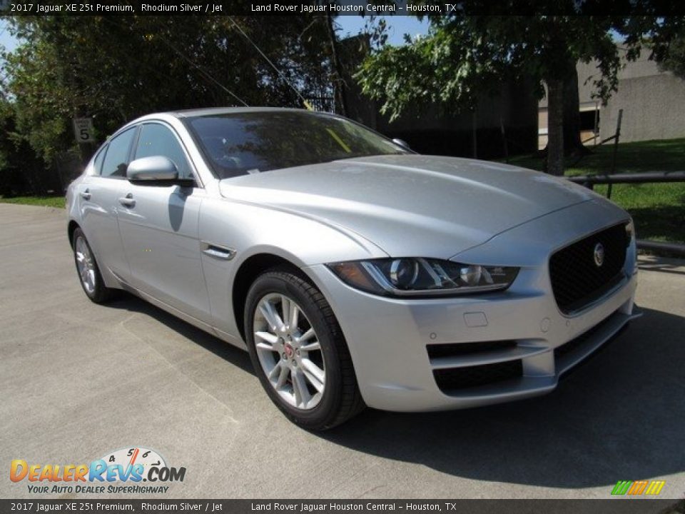 2017 Jaguar XE 25t Premium Rhodium Silver / Jet Photo #2