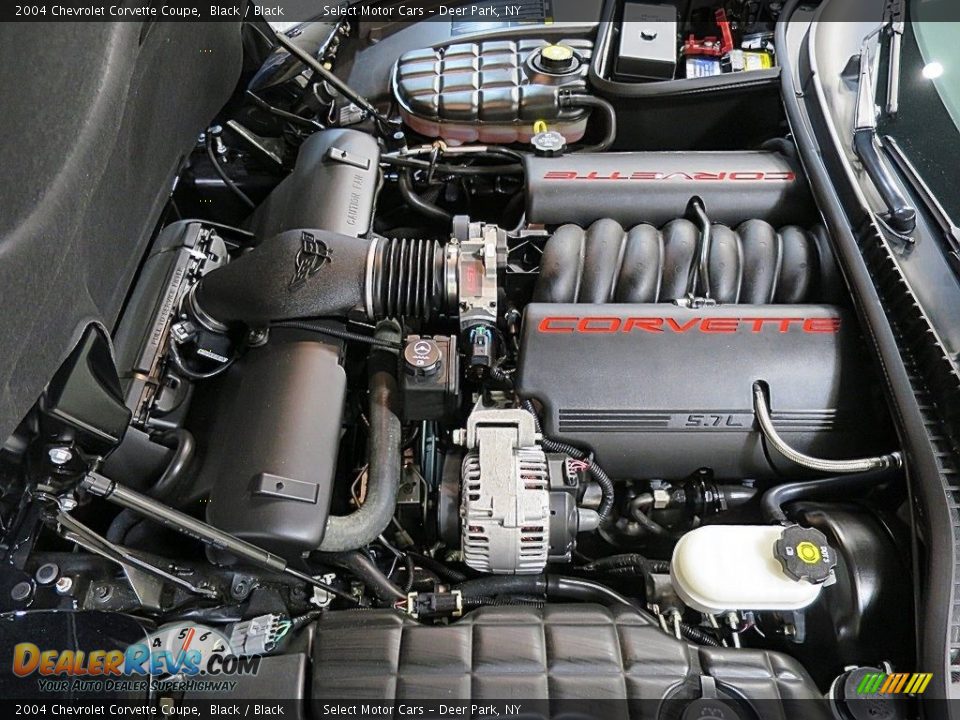 2004 Chevrolet Corvette Coupe Black / Black Photo #30