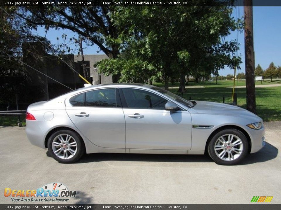 2017 Jaguar XE 25t Premium Rhodium Silver / Jet Photo #6