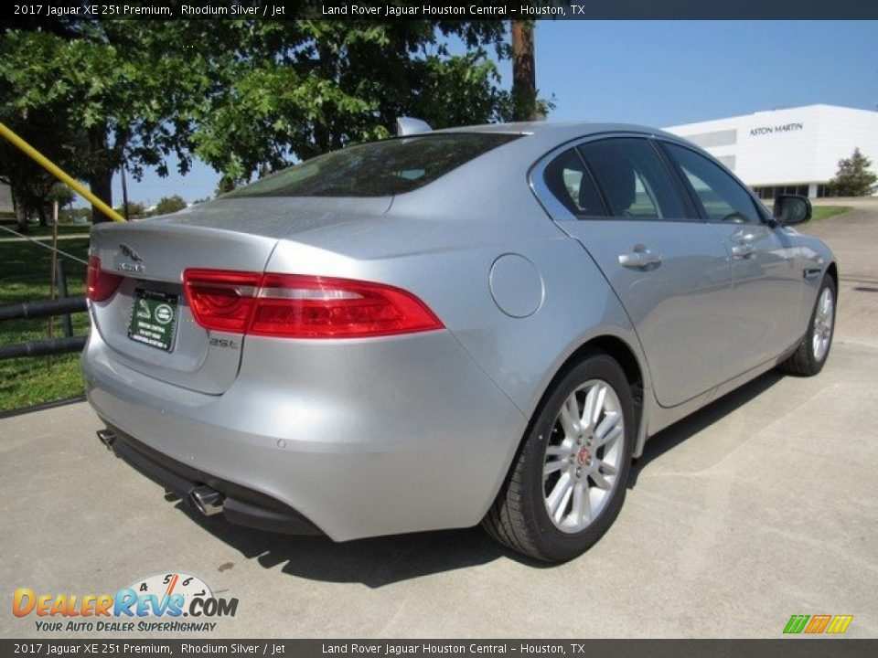 2017 Jaguar XE 25t Premium Rhodium Silver / Jet Photo #7