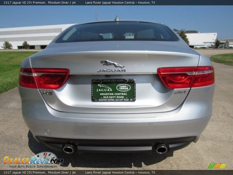 2017 Jaguar XE 25t Premium Rhodium Silver / Jet Photo #8