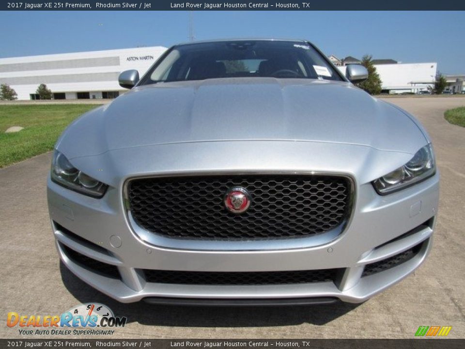 2017 Jaguar XE 25t Premium Rhodium Silver / Jet Photo #9