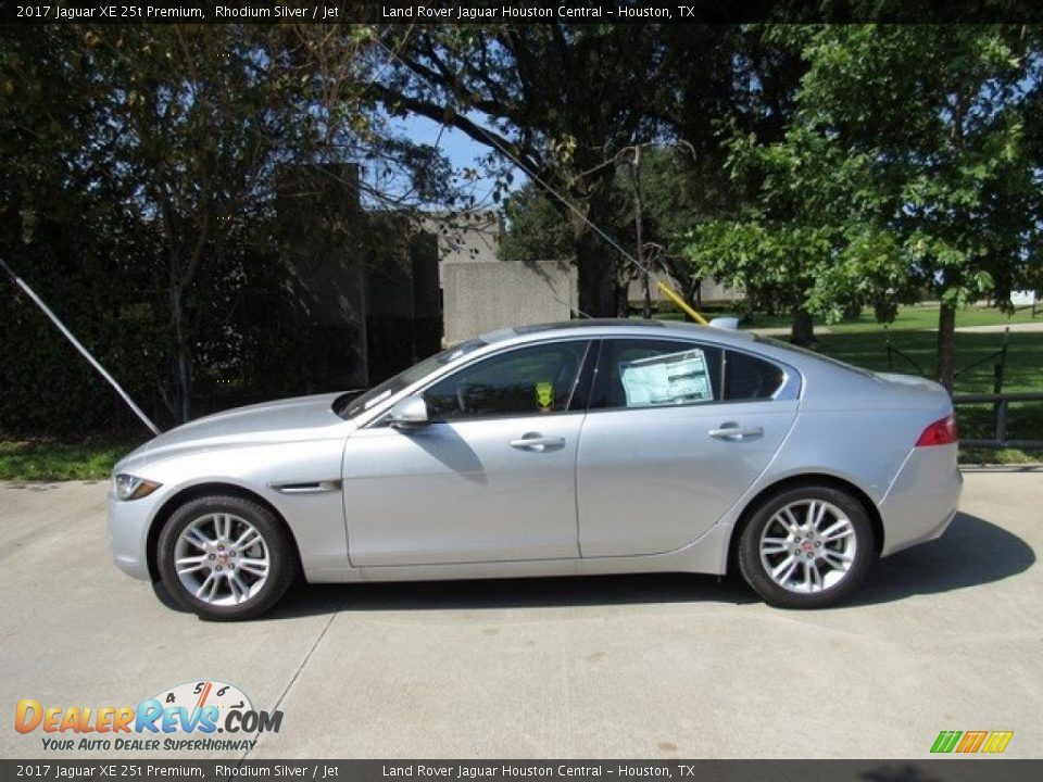 2017 Jaguar XE 25t Premium Rhodium Silver / Jet Photo #11