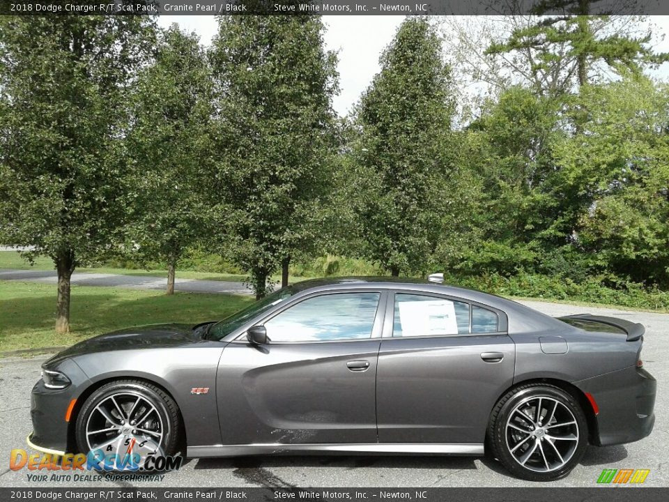 2018 Dodge Charger R/T Scat Pack Granite Pearl / Black Photo #1