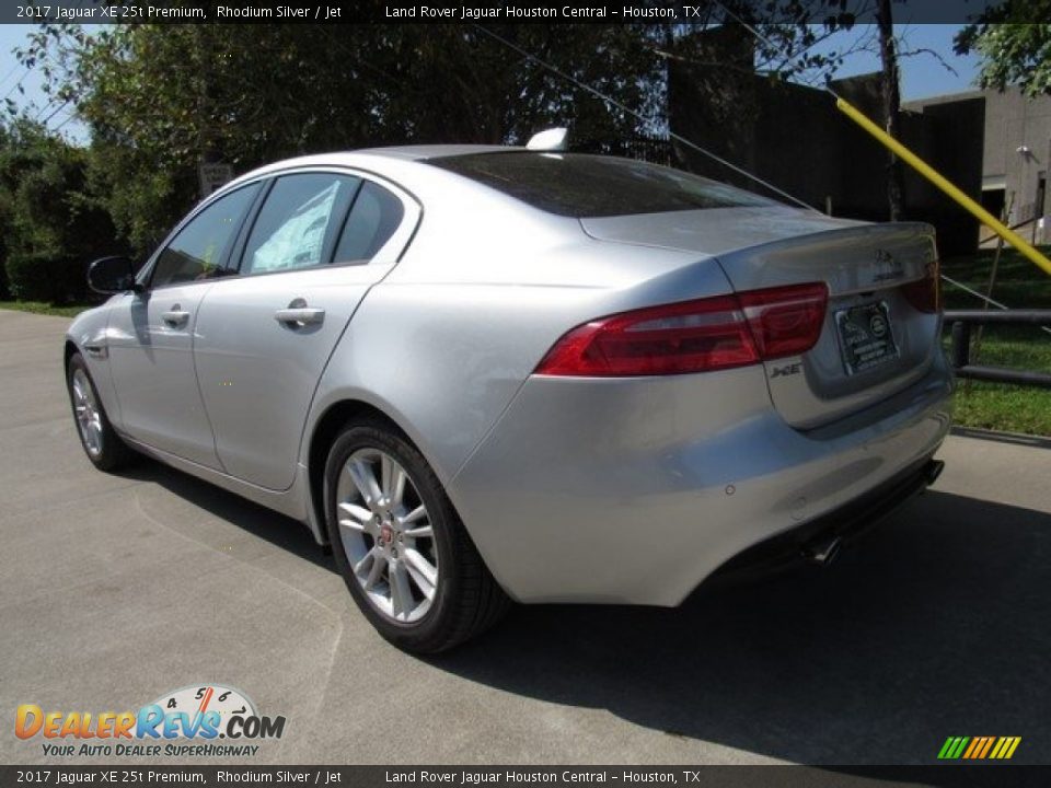 2017 Jaguar XE 25t Premium Rhodium Silver / Jet Photo #12