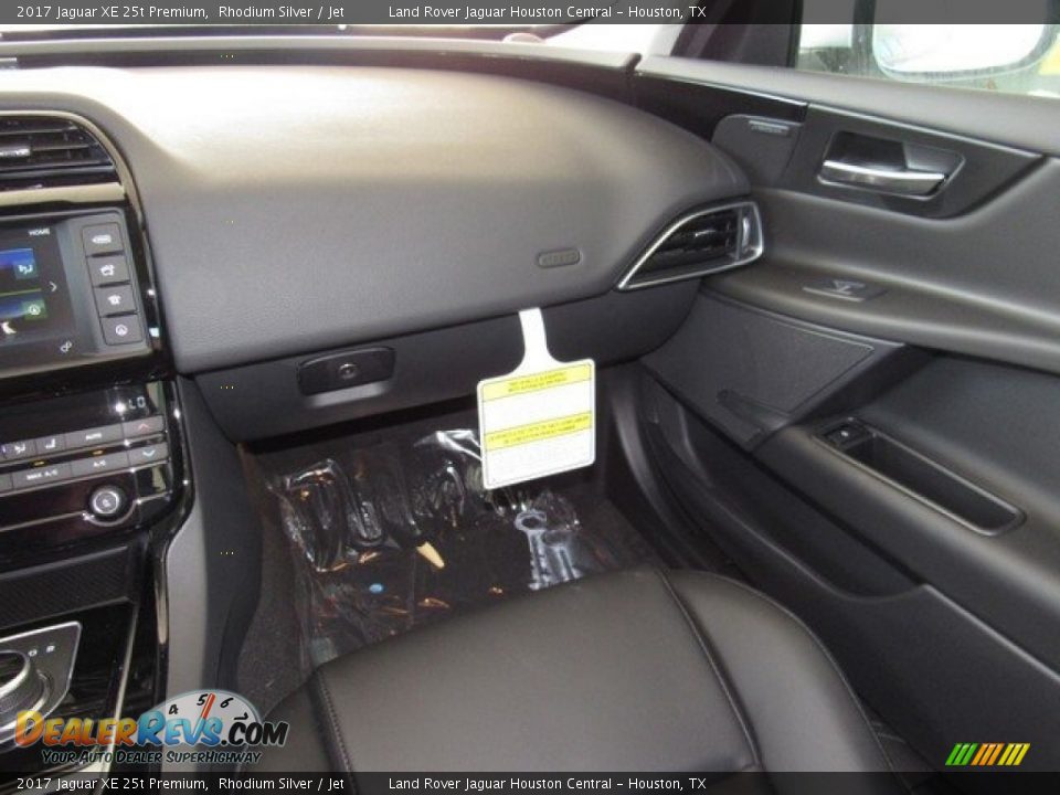 2017 Jaguar XE 25t Premium Rhodium Silver / Jet Photo #14