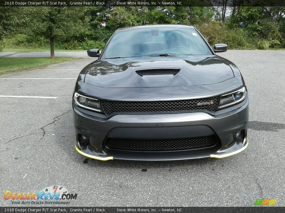 2018 Dodge Charger R/T Scat Pack Granite Pearl / Black Photo #3