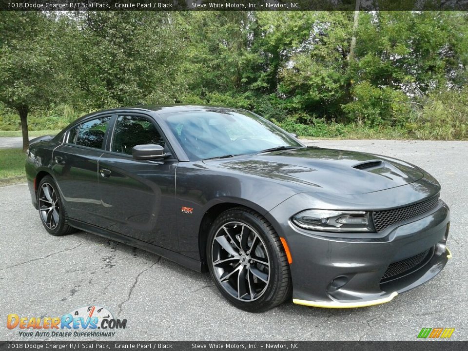 2018 Dodge Charger R/T Scat Pack Granite Pearl / Black Photo #4