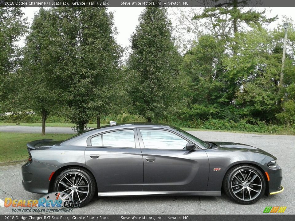 2018 Dodge Charger R/T Scat Pack Granite Pearl / Black Photo #5