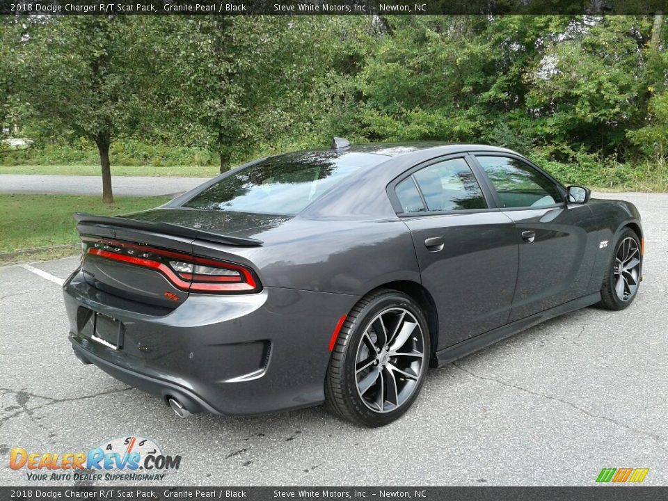 2018 Dodge Charger R/T Scat Pack Granite Pearl / Black Photo #6
