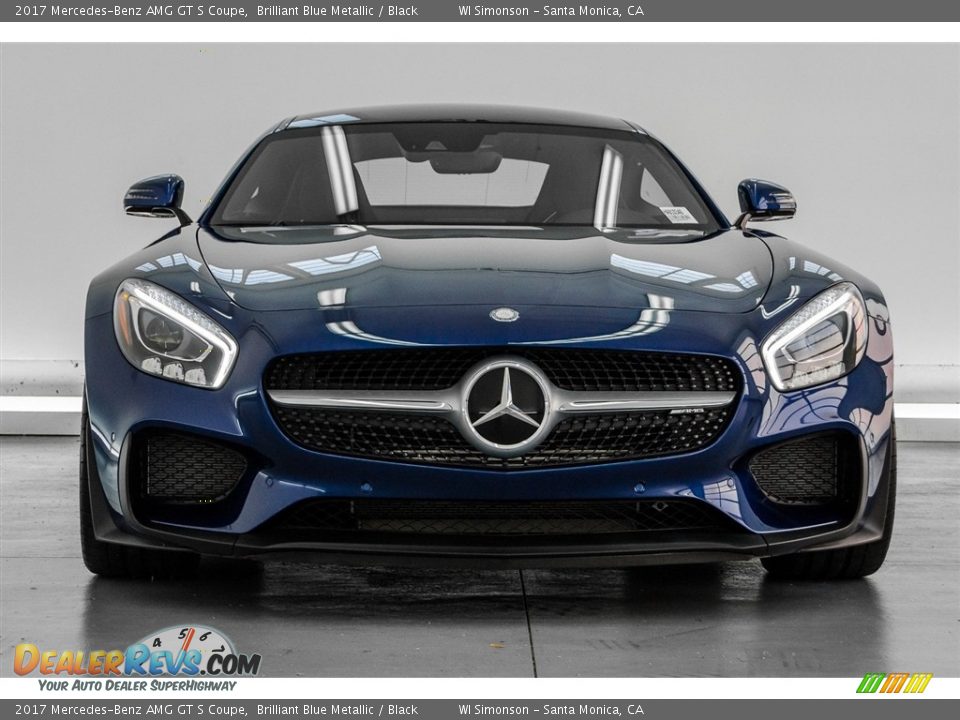 Brilliant Blue Metallic 2017 Mercedes-Benz AMG GT S Coupe Photo #2